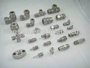 twin ferrule tube fitting ,double-ferrule instrumentation tube fitting