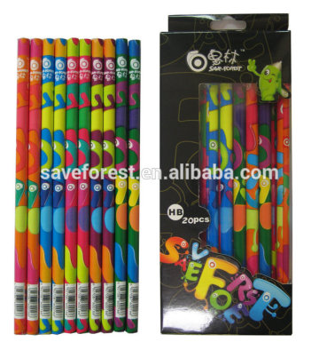 Non toxic safety children graphite paper pencil set