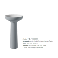 Pure acrylic stone resin column washbasin for bathroom