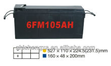 12v105ah Lead-acid storage batteries container