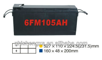 12v105ah Lead-acid storage batteries container