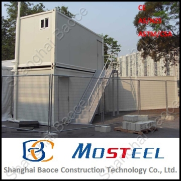 shipping prefabricated container low cost portable house prefab house