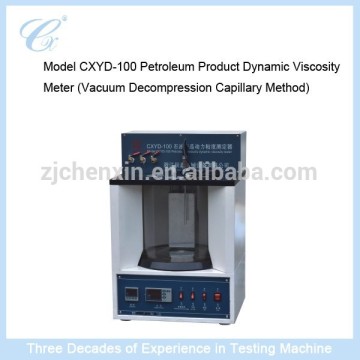 Model CXYD-100 Petroleum Product Dynamic Viscosity Meter (Vacuum Decompression Capillary Method)