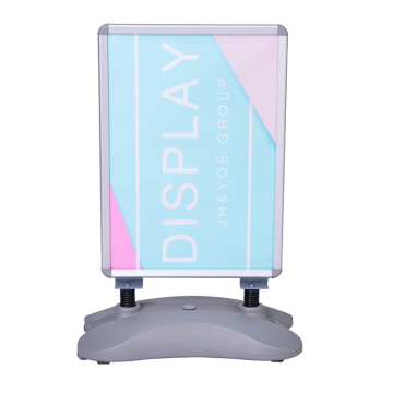 Outdoor large poster board aluminum poster stand