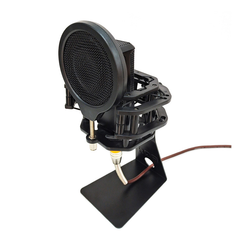 Adjustable Mini Mic Desktop Stand For Recording Condenser Broadcasting Microphone