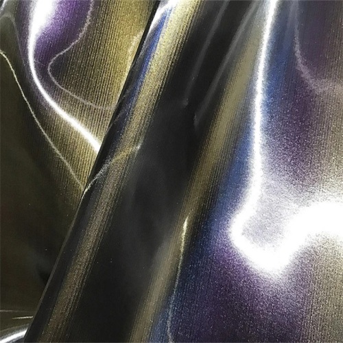 Shiny Mirror Surface Printed Leather for Shoes Lining