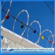 Bto22 Cross Coil Galvanized Razor Barbed Wire