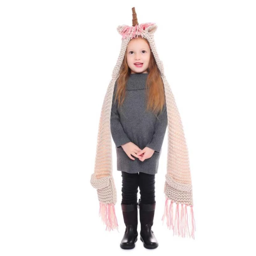 Chapeau de dessin animé cape chapeau enfant licorne