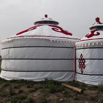 Luxury Wooden Waterproof Dome Mongolian Yurt