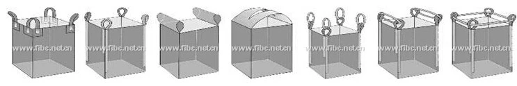 FIBC Bulk Bag with Skirt Top