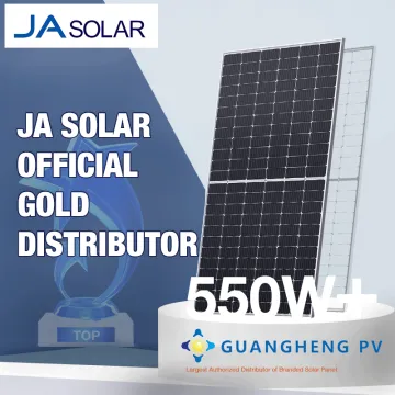 JA Solar 540W-555W Monocrystalline PERC Solar Panels: JAM72S30MR