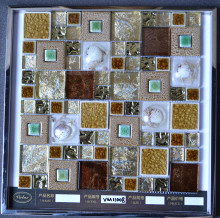 shell mosaic tile, pebble mosaic tile