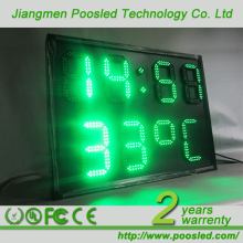 Waterproof Time and Temperature LED Message Board