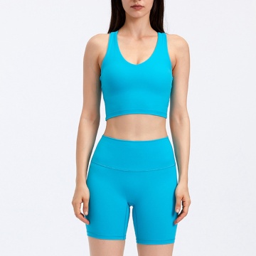 Yogaanzug Nylon Spandex Damen Sport-BH-Sets