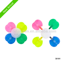 4 in 1 gel solid highlighter flower shaped