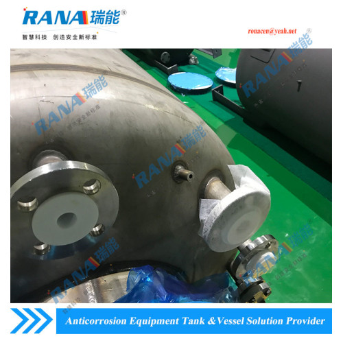 Steel Lined PTFE Tanks and Vessels