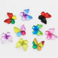 Colorful Simulation Butterfly Resin Sheet Beautiful Animal Resin Board For Children Hair Or Phone Shell Beauty Accessories