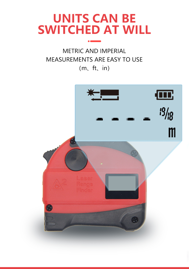 Laser Tape Measuring Digital Distance Meter 6