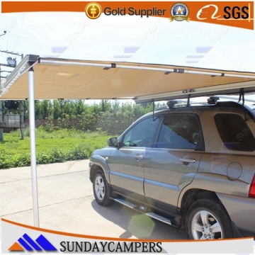 4x4 camping equipment easy set up camping car awning as sun shelter