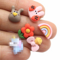 100 Pz / lotto Cartone Animato Ornamento In Resina Planare Fai Da Te Tornante Gioielli Artigianato Materiali Nail Art Posteriore Piatto Decorazione In Resina Patch Applique