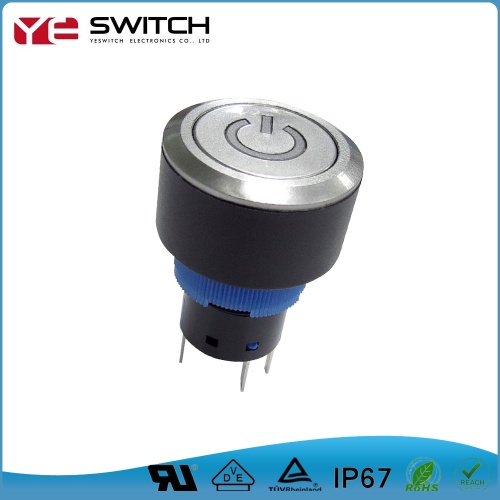 LED -Pushbutton 22 mm beleuchteter Schalter