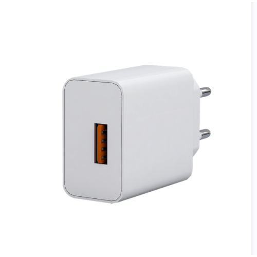 Cargador de pared USB de 12W 1 puerto para teléfonos móviles