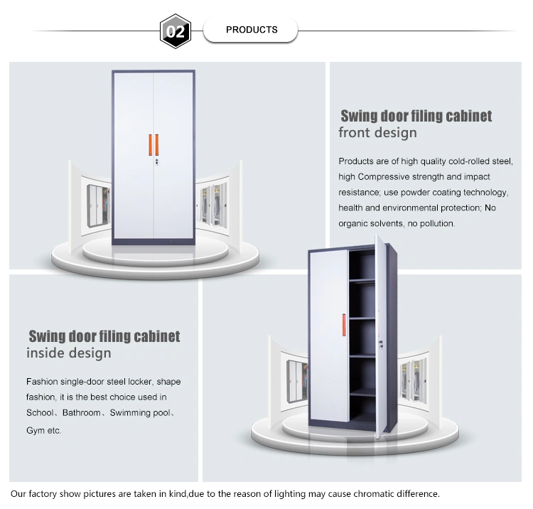 China Mingxiu Steel Cabinet Gray Color Metal Filing Cabinet / High Quality Kd Filing Cabinet