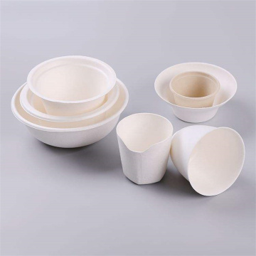 Disposable Pulp Molded Instant Food Container Food Tray