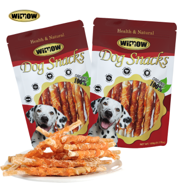 Wholesale Chicken Roll Rawhide Dog Chews Drying Pet Snacks