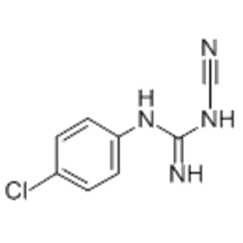 1- (4-Clorofenil) -3-cianoguanidina CAS 1482-62-8