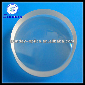Flat glass lens