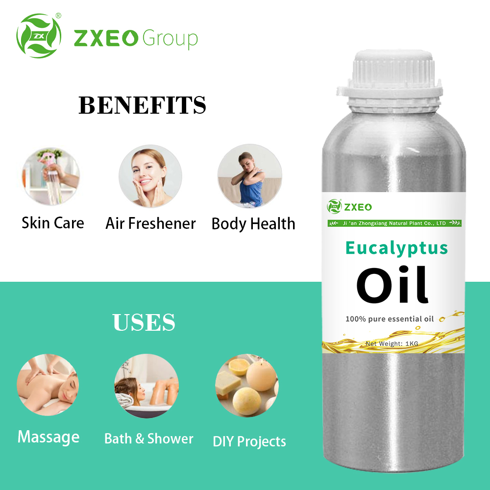 100% Pure Natural Eucalyptus Essential Oil for Massage