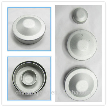 Dacromet end caps for iron railings