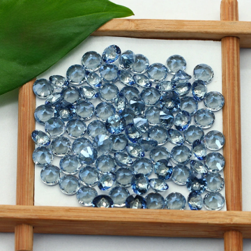 Round Cut Gemstone Natural Iolite Blue Crystal Jewelry