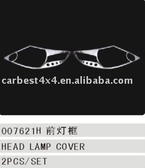 CHROME HEAD LAMP COVER FOR CITY '06-08