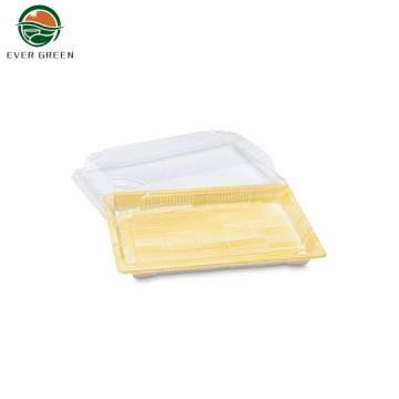 Disposable Plastic Sushi Container For Takeaway With Lid