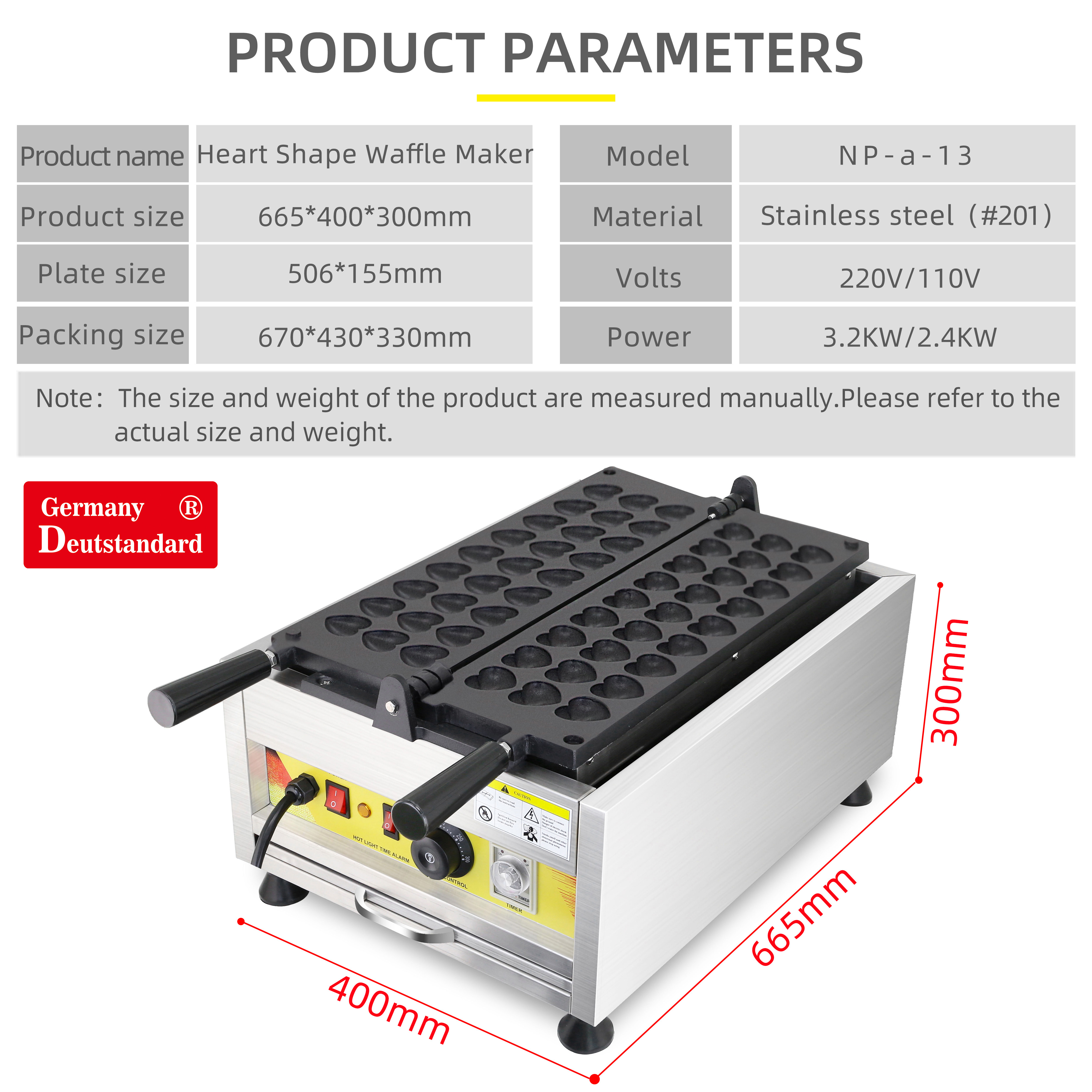 Fabricante comercial de waffle stick fabricante de gofres belgas