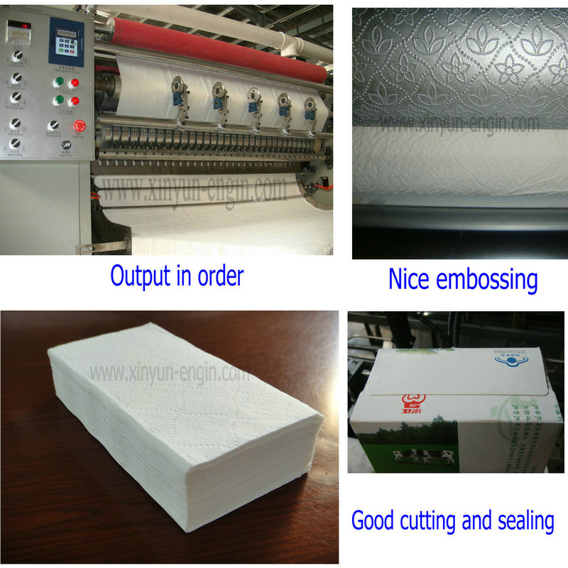 High-Speed Automatic Box Drawing Facial Tissue Paper Production Line