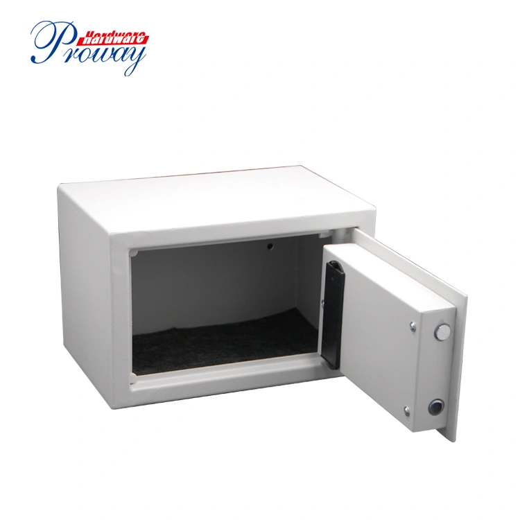 Digital Safe with Keypad Wall-Anchoring Lock Box with Induction Light Steel Construction Small Safe for Home, Hotel or Office to Protect Money, Jewelry