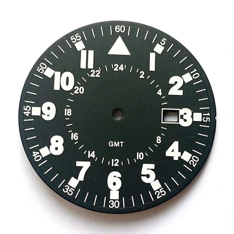 GMT 24 hours Custom man's watch dial