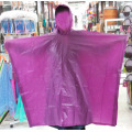 Reusable Dicetak logo PVC Rain Poncho