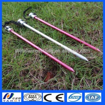 18cm Colored Aluminum Camping Tent Peg