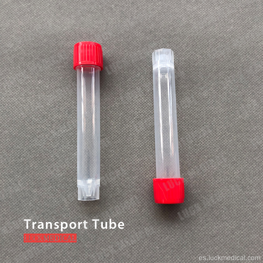 Transporte el tubo vacío con/sin etiqueta