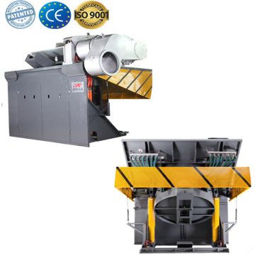 Metal copper induction scrap iron melting furnace