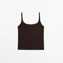 Women's flowing knitted camisole top