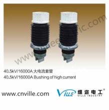 High-current transformer bushing