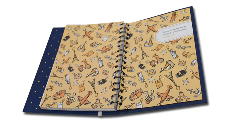 New design spiral eco-friendly recycle notebook 