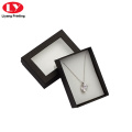 Custom Necklace Paper Box With Clear Window