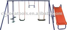 Six-station swing set