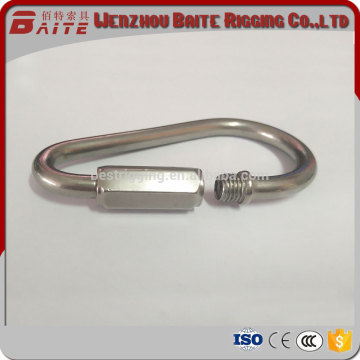 Chinese factory price Stainless Steel egg pear shaped quick link